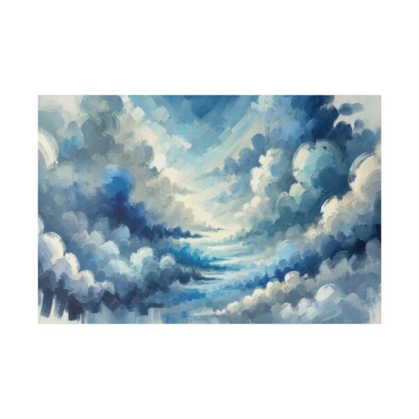 50944 - Blue Clouds III - Canvas, Stretched Ready to Hang! - Image 3