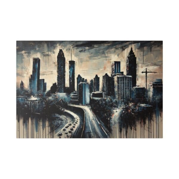 70200 - Atlanta Abstract - Canvas, Stretched Ready to Hang! - Image 5