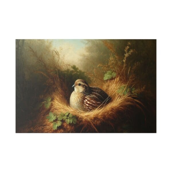 60711 - Quail Nest - Canvas, Stretched Ready to Hang! - Image 2