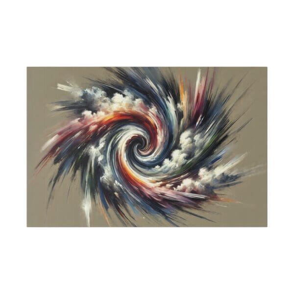 50958 - Hurricane Abstract - Canvas, Stretched Ready to Hang! - Image 5
