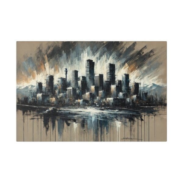 70205 - Denver Abstract - Canvas, Stretched Ready to Hang! - Image 4