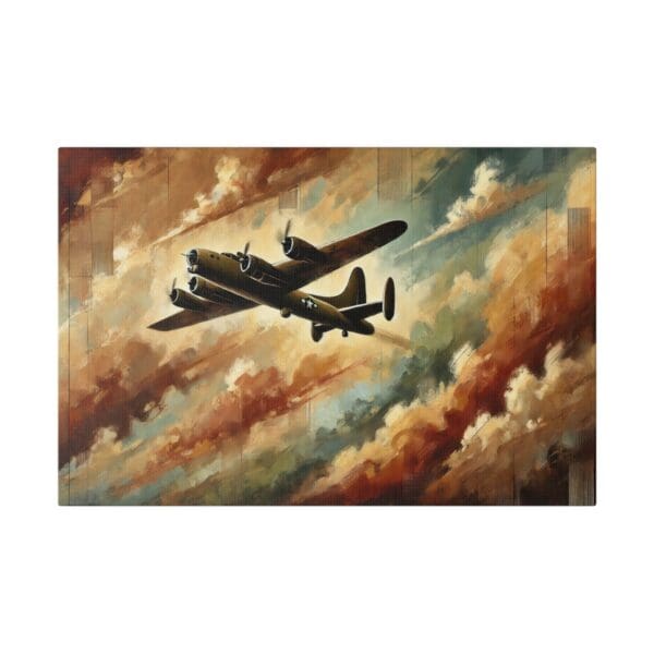 60900 - Bomber Abstract - Canvas, Stretched Ready to Hang! - Image 4