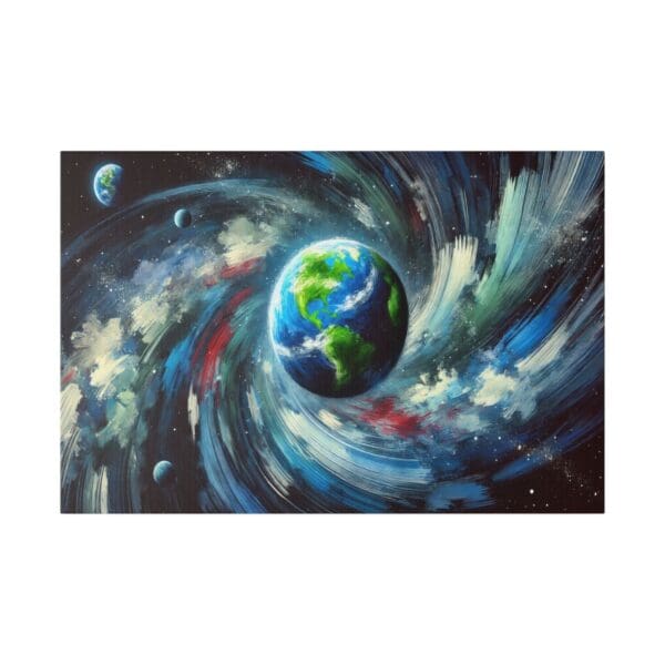 60801 - Earth Abstract II - Canvas, Stretched Ready to Hang! - Image 5