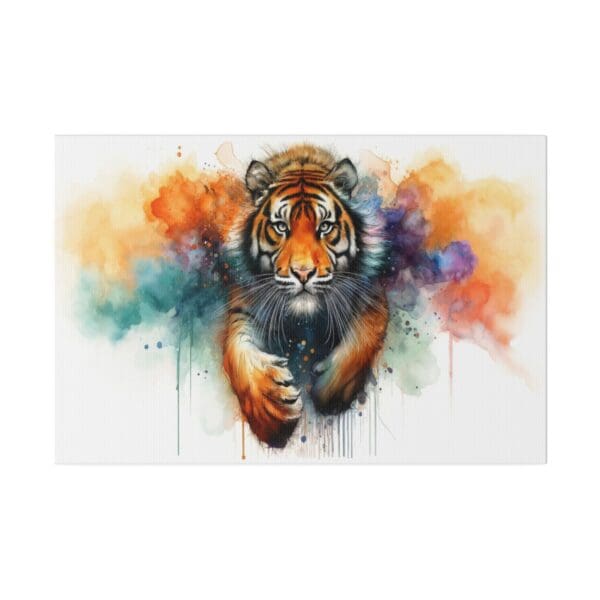 60102 - Tiger Leap II - Canvas, Stretched Ready to Hang. - Image 4