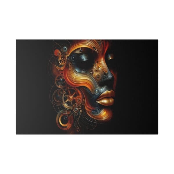 70404 - Dark Orange Seduction II - Canvas, Stretched Ready to Hang! - Image 3