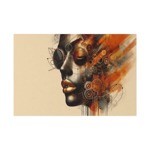 70407 - Orange Blaze Glasses - Canvas, Stretched Ready to Hang! - Image 3