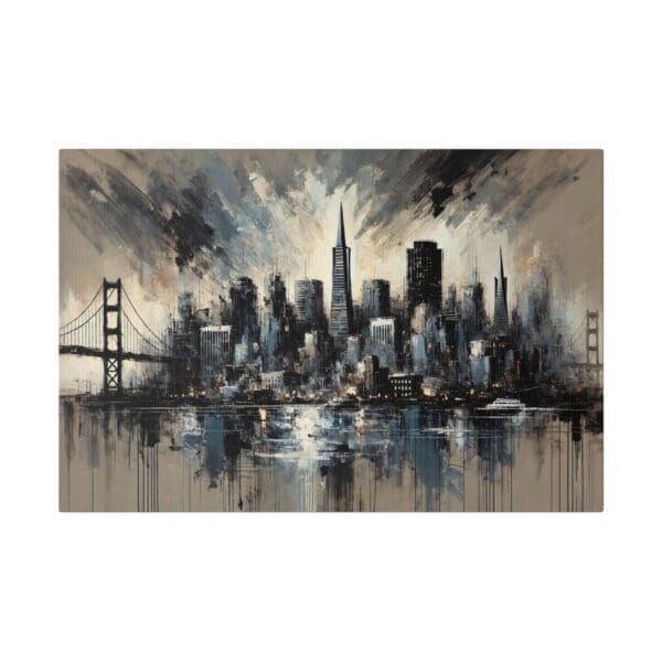 70213 - San Francisco Abstract - Canvas, Stretched Ready to Hang! - Image 4