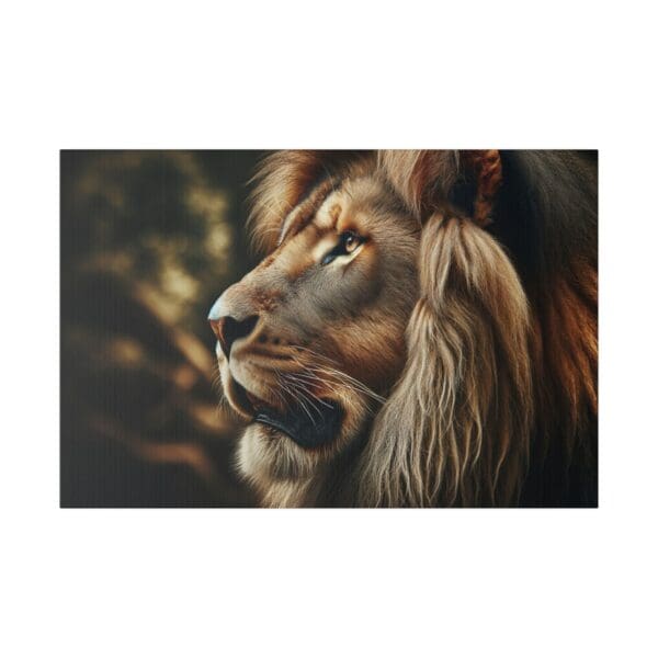 60405 - Majestic Lion Profile - Canvas, Stretched Ready to Hang! - Image 5