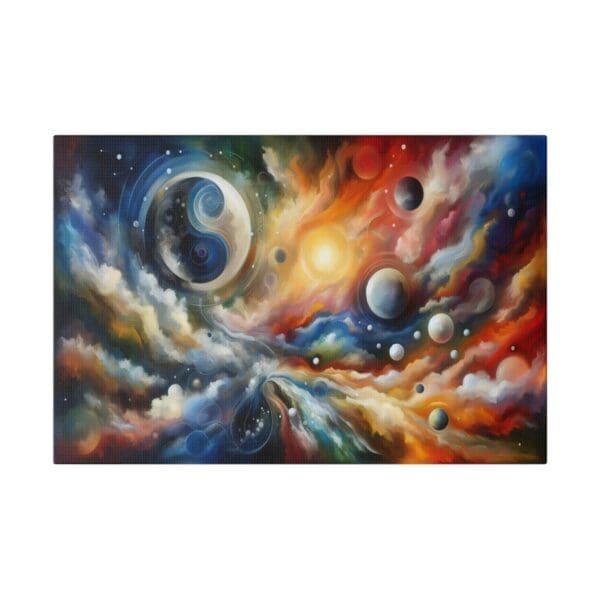 50953 - Vibrant Worlds Abstract II - Canvas, Stretched Ready to Hang! - Image 4