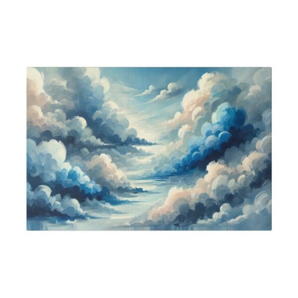 50943 - Blue Clouds II - Canvas, Stretched Ready to Hang! - Image 4