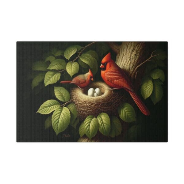 60705 - Cardinal Nest - Canvas, Stretched Ready to Hang! - Image 4