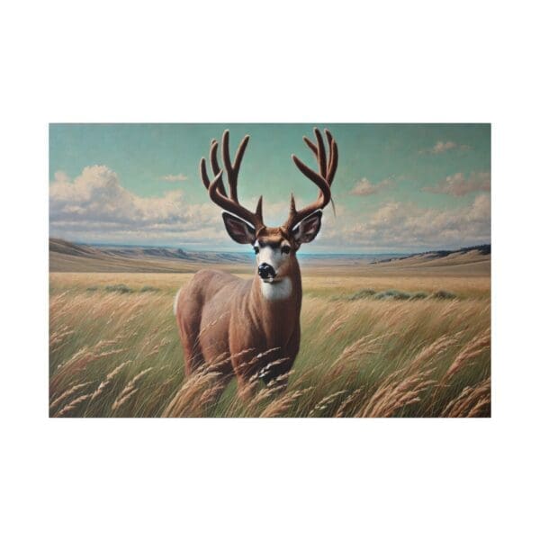 70505 - Deer In Field - Canvas, Stretched Ready to Hang! - Image 2