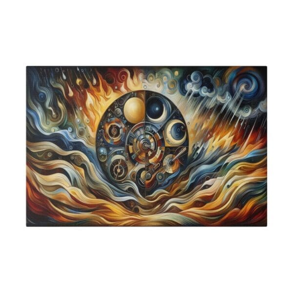 50957 - Flames Of Music II - Canvas, Stretched Ready to Hang! - Image 4