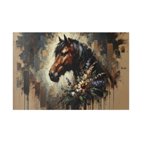 50522 - Sunflower Brown Horse II - Canvas, Stretched Ready to Hang. - Image 2