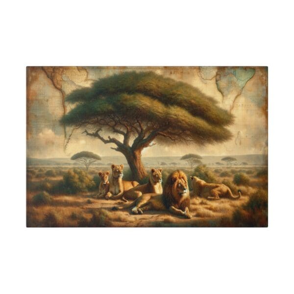 60408 - Lion Pride Rest - Canvas, Stretched Ready to Hang! - Image 4