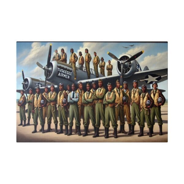 70491 - Tuskegee Airmen - Canvas, Stretched Ready to Hang! - Image 4