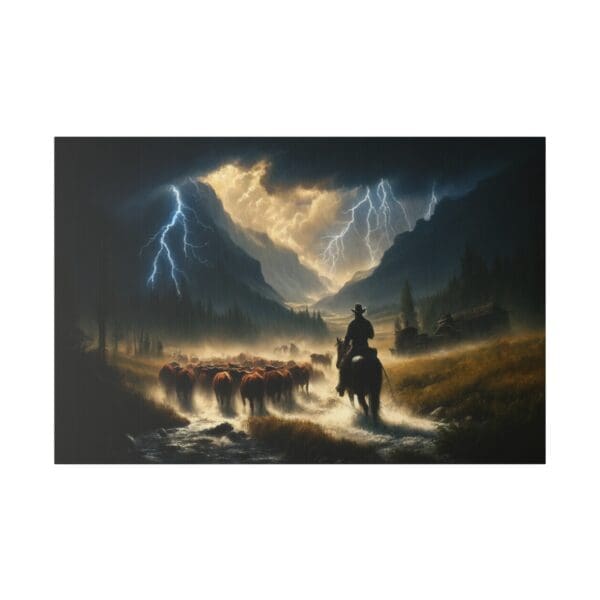 60519 - Toward The Storm - Canvas, Stretched Ready to Hang! - Image 2