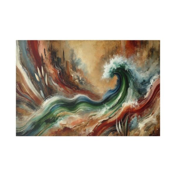 50962 - Big Green Wave - Canvas, Stretched Ready to Hang! - Image 2