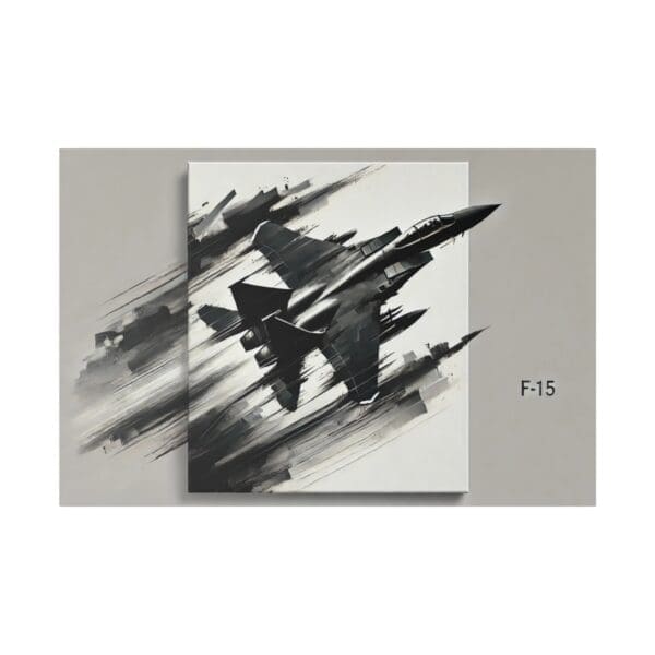 60935 - F-15 Flyover Portrait II - Canvas, Stretched Ready to Hang! - Image 3