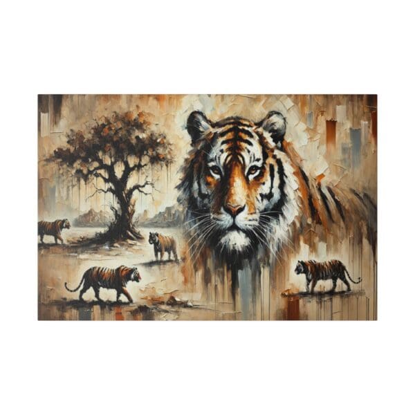 60105 - Tiger Time - Canvas, Stretched Ready to Hang. - Image 5