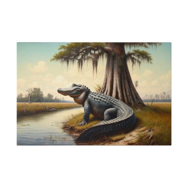 60207 - Alligator King - Canvas, Stretched Ready to Hang! - Image 4