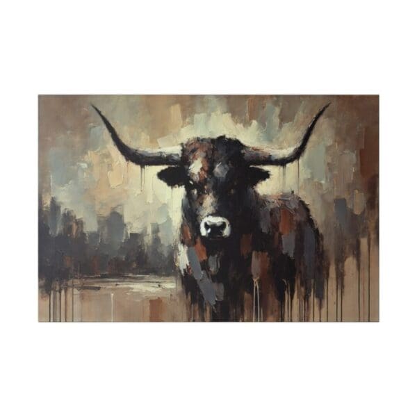 50103 - Longhorn Abstract IV - Canvas, Stretched Ready to Hang. - Image 2