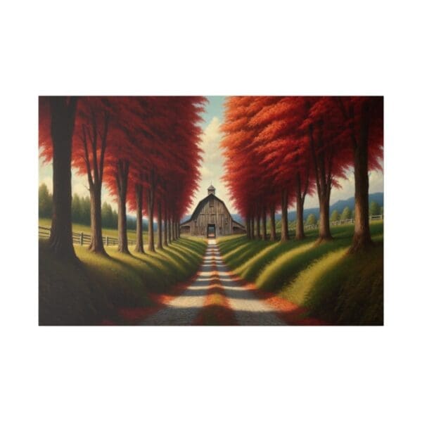 50417 - Red Maple Lane - Canvas, Stretched Ready to Hang. - Image 2