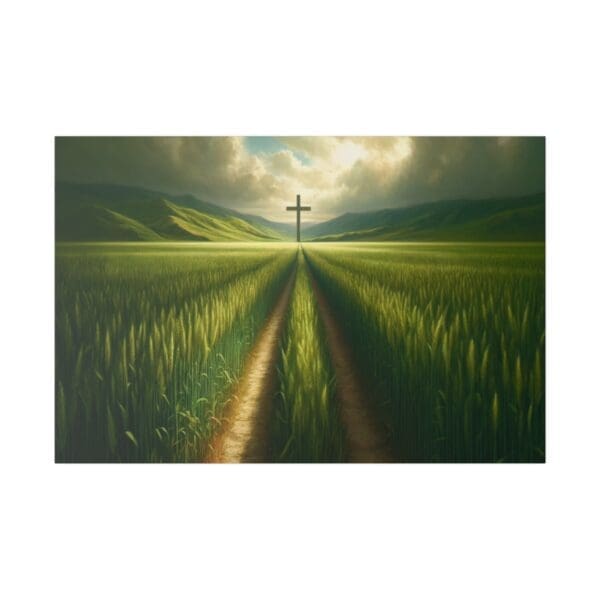 60004 - Path To Cross - Canvas, Stretched Ready to Hang. - Image 2