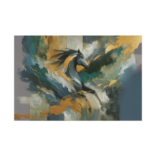 50901 - Abstract Horse - Canvas, Stretched Ready to Hang. - Image 3