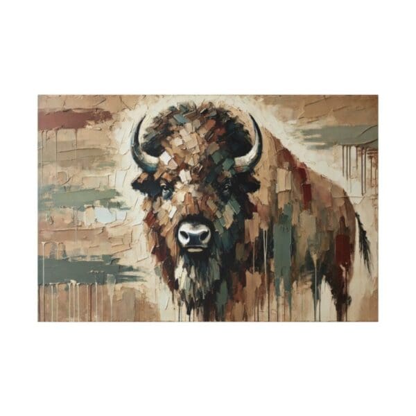 50001 - Buffalo Bison II - Canvas, Stretched Ready to Hang. - Image 3