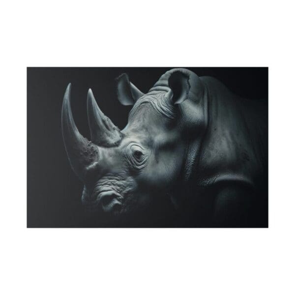 Close-up of a rhinoceros with a horn.