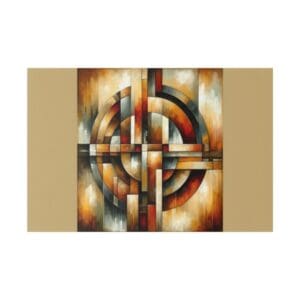 50912 - Abstract Cross - Canvas, Stretched Ready to Hang.