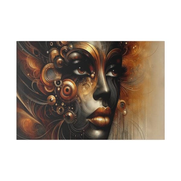 Abstract art of a woman's face.