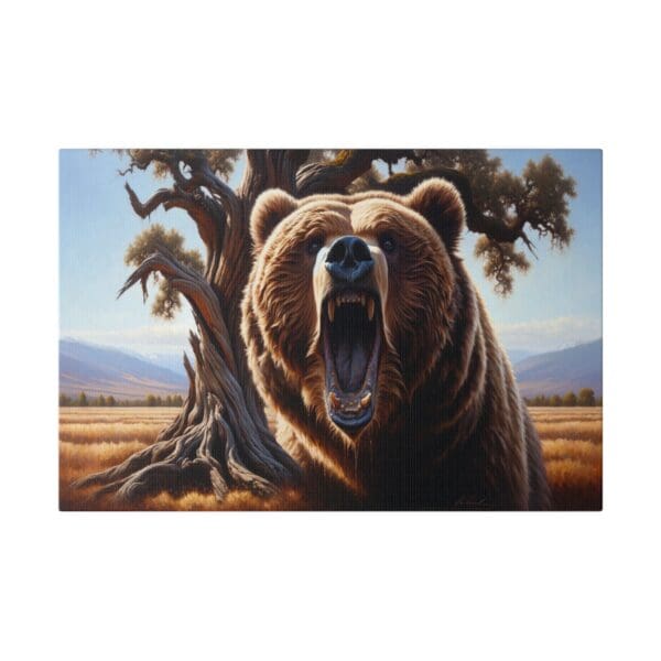 60201 - Grizzly Roar II - Canvas, Stretched Ready to Hang. - Image 4