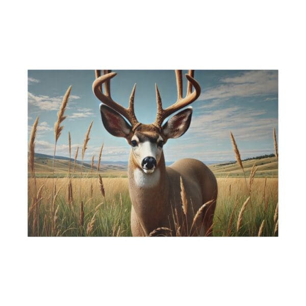 70510 - Buck Closeup - Canvas, Stretched Ready to Hang! - Image 2