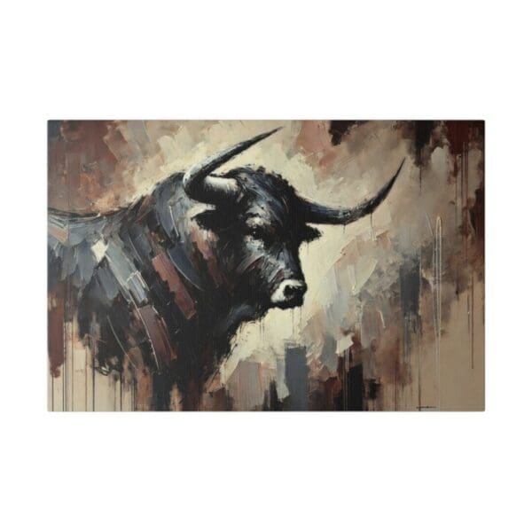 50101 - Longhorn Abstract II - Canvas, Stretched Ready to Hang. - Image 4