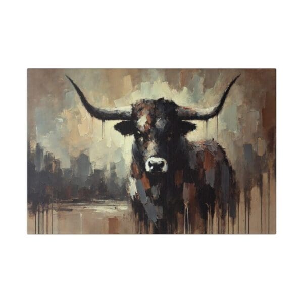 50103 - Longhorn Abstract IV - Canvas, Stretched Ready to Hang. - Image 4