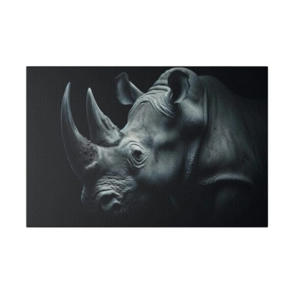 50612 - Big Rhino Profile - Canvas, Stretched Ready to Hang. - Image 4