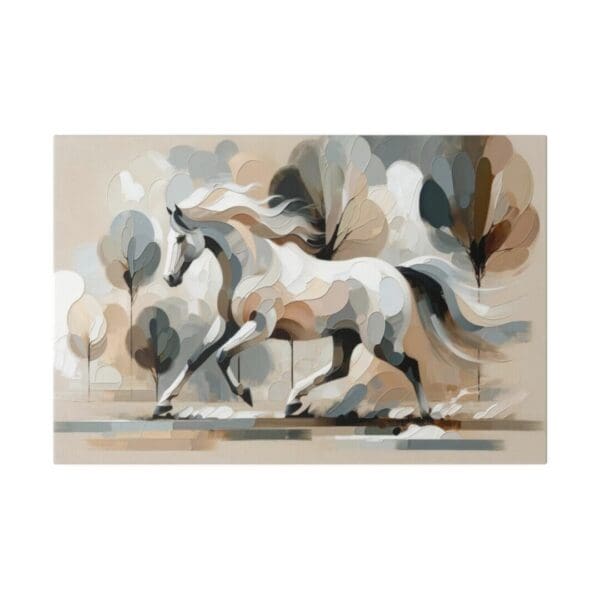 50501 - Horse Abstract II - Canvas, Stretched Ready to Hang. - Image 4