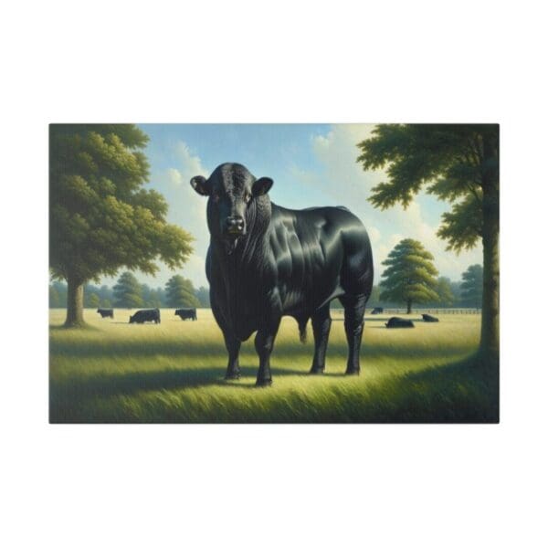50133 - Angus Bull - Canvas, Stretched Ready to Hang. - Image 4
