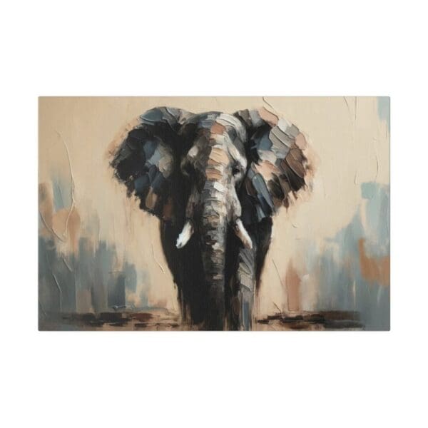 50706 - Elephant Walking - Canvas, Stretched Ready to Hang. - Image 4
