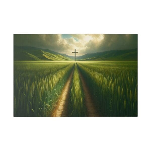 60004 - Path To Cross - Canvas, Stretched Ready to Hang. - Image 4
