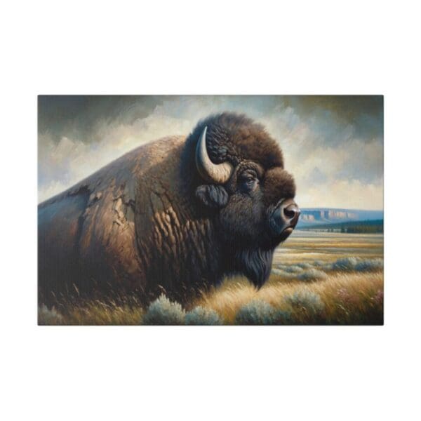 50002 - Buffalo Bison III - Canvas, Stretched Ready to Hang. - Image 4