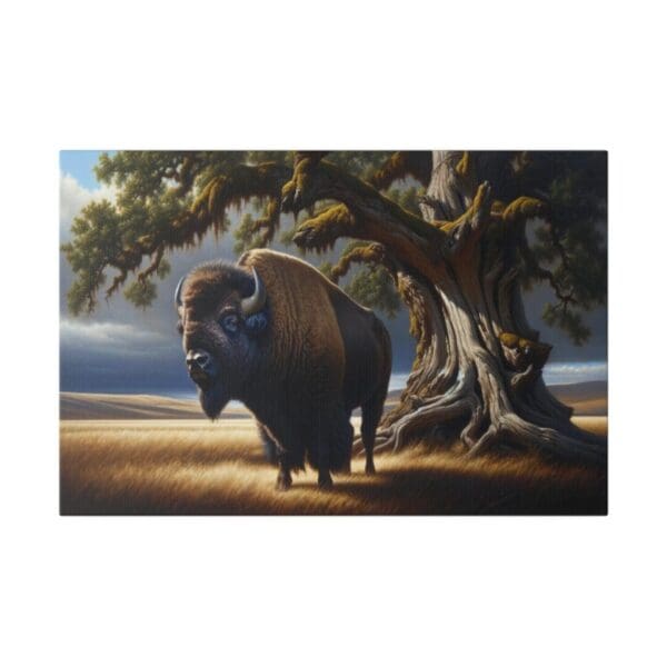 50011 - Buffalo Bison VI - Canvas, Stretched Ready to Hang. - Image 4