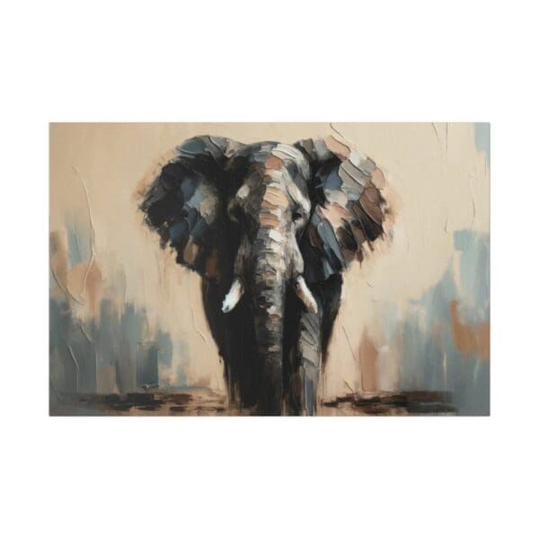 50706 - Elephant Walking - Canvas, Stretched Ready to Hang. - Image 5