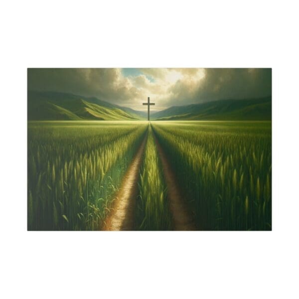 60004 - Path To Cross - Canvas, Stretched Ready to Hang. - Image 5