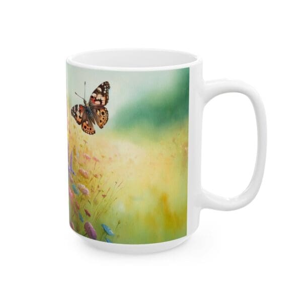 50332CC15W - 15oz Ceramic Mug, Wildflower Burst II - Image 2