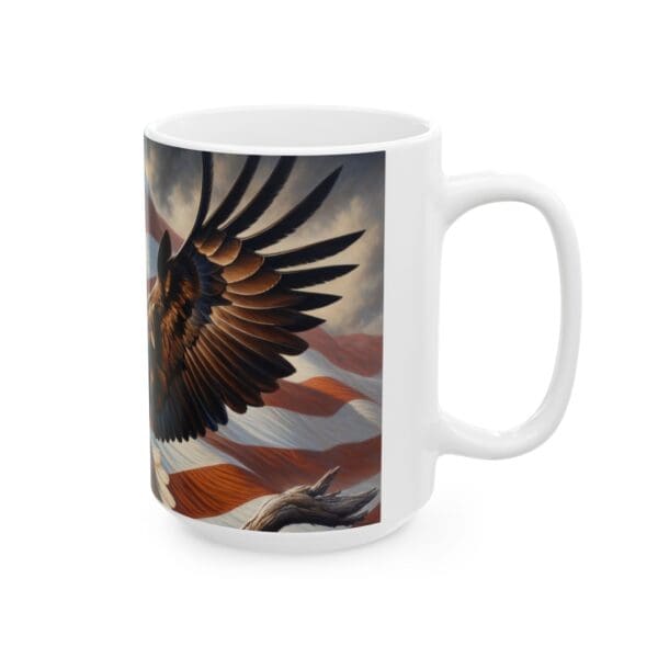 70302CC15W - 15oz Ceramic Mug, USA - Image 3