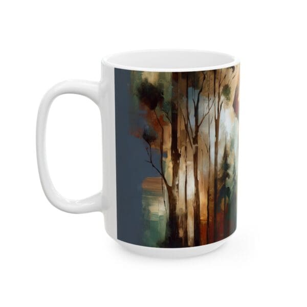 70610CC15W - 15oz Ceramic Mug, Amazon Warrior Elephant, Fantasy, Mythology - Image 3