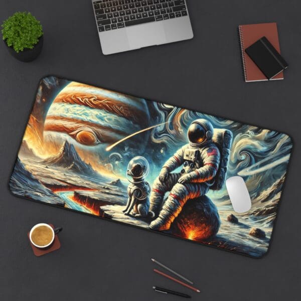 60812DM - Desk Pad (16"x32") 3mm Thick, Anti Slip Backing. - Image 2